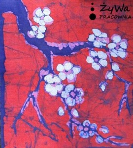 kulturalne rękoczyny 2016_ŻyWa Pracownia _malowanie woskiem_BATIK kwiaty